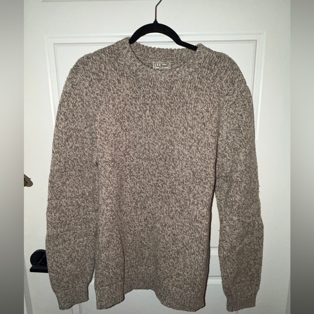 L.L. Bean Taupe Turtleneck Sweater
